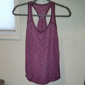 Lululemon Heathered Purple Tank Top P2P 14" Sz Small Medium